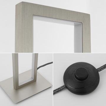 Johan 59.5" Modern Minimalist Aluminum Integrated Tower LED Floor Lamp - JONATHAN Y